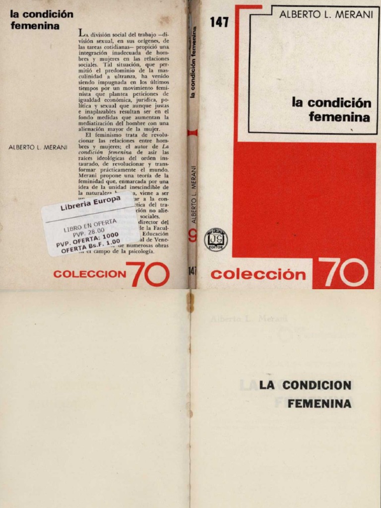 Alberto Merani - La Condicion Femenina | PDF