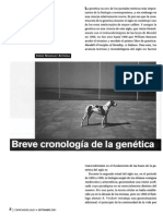 Breve Cronología de La Genética - González Astorga