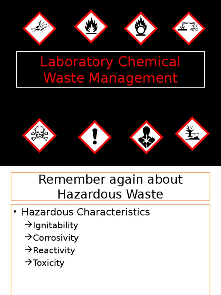 Laboratory Chemical Waste Management | PDF | Wellness | Science ...