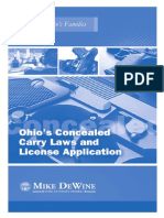 Concealed Carry Laws Manual - Ohio