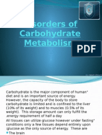 Disorders of Carbohydrate Metabolism1