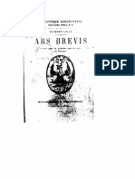 Alquimia Raimundo Lulio Ars Brevis PDF