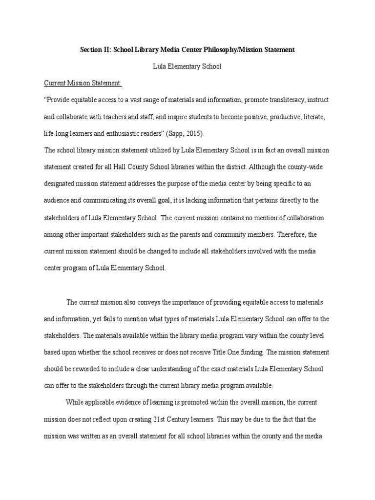 Section II | PDF | School Library | Libraries