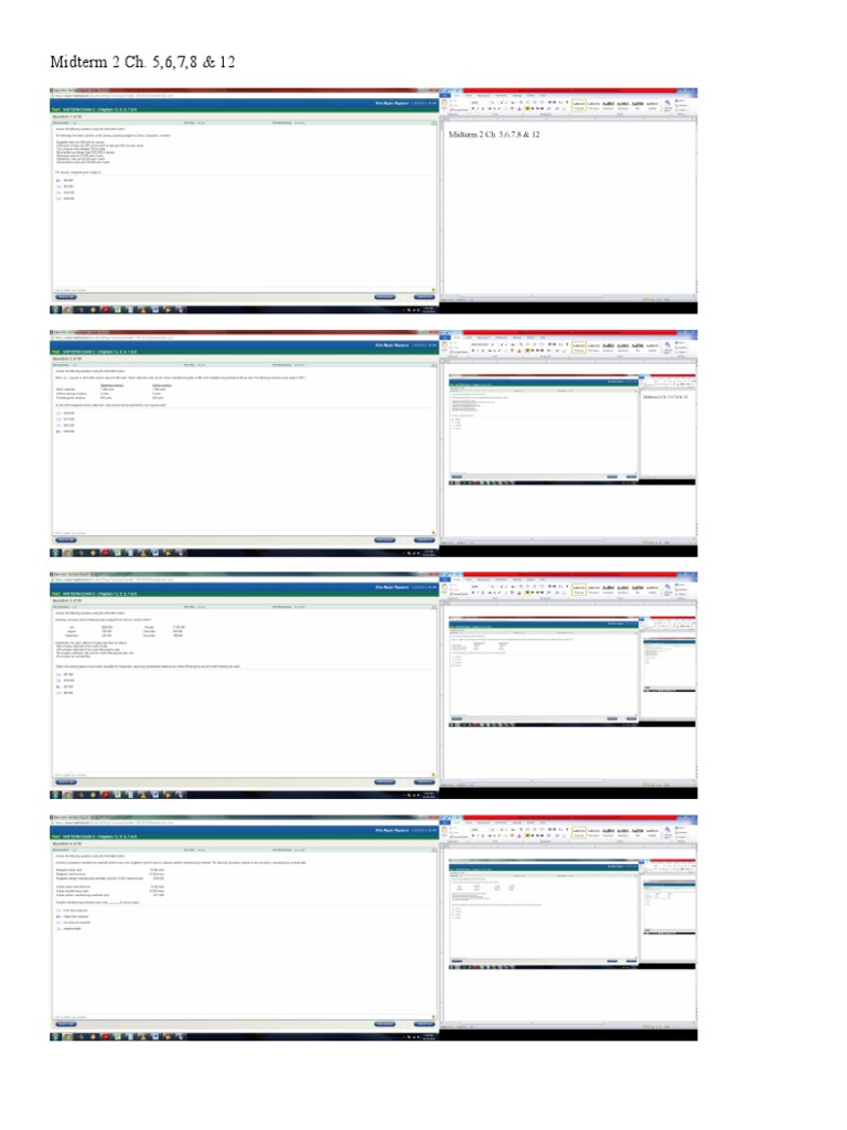 Midterm 2 Ch5.6.7.8.12 | PDF