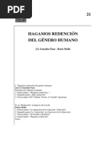 Eides 21, Hagamos Redención Del Género Humano - J.I. González Faus - Darío Mollá 