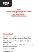 Non Linear Optimization in EENG Lecture_00