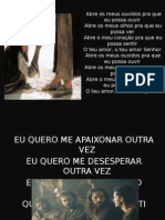 Eu Quero Me Apaixonar Outra Vez