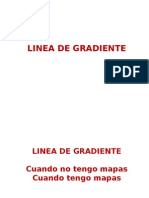 2.línea de Gradiente