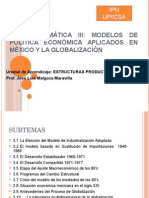 Modelos de Politica Economica en Mexico