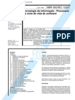 NBR ISO 12207 - Tecnologia de Informacao - Processos de Ciclo de Vida de Software