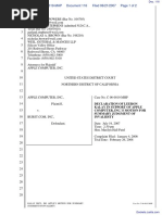 Apple Computer Inc. v. Burst.com, Inc. - Document No. 116