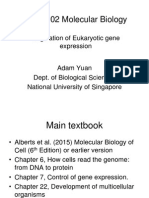 LSM2102 Regulation of Eukaryotic Gene Expression