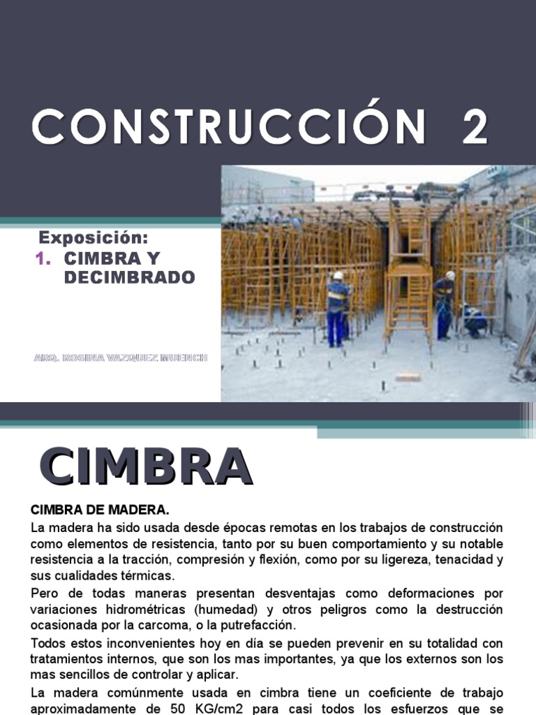 Tipos y Usos de Cimbras en Construcción | PDF | Rieles | Materiales de ...