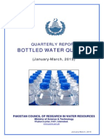 Bottled Water Jan-March 2015