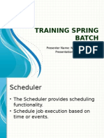 Training Spring Batch: Presenter Name: Nguyen Le Ngoc Ha Presentation Date: 30/10/2014