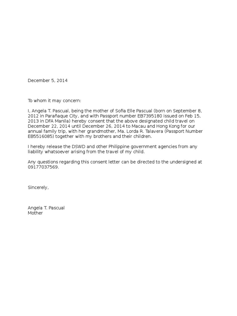 Sample Parental Consent Letter For Passport from imgv2-2-f.scribdassets.com