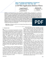 Routine Detection of Web Application Defence Flaws