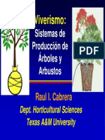 Viverismo - Sistemas de Producción de Árboles y Arbustos