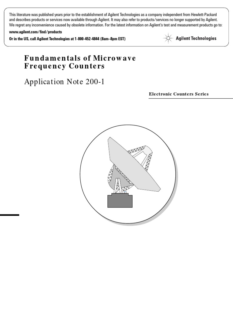 Fundamentals of Microwave Frequency Counters Application Note 2001
