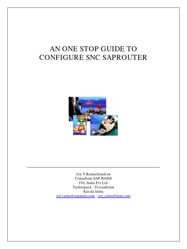 SNC Configuration for SAP Router Guide | PDF | Login | Computer Networking