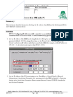 Configuring The IP Addresses of An HMI and A PC: Maple Model(s) PLC or Controller