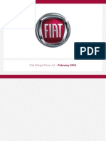 Fiat Pricelist 2014