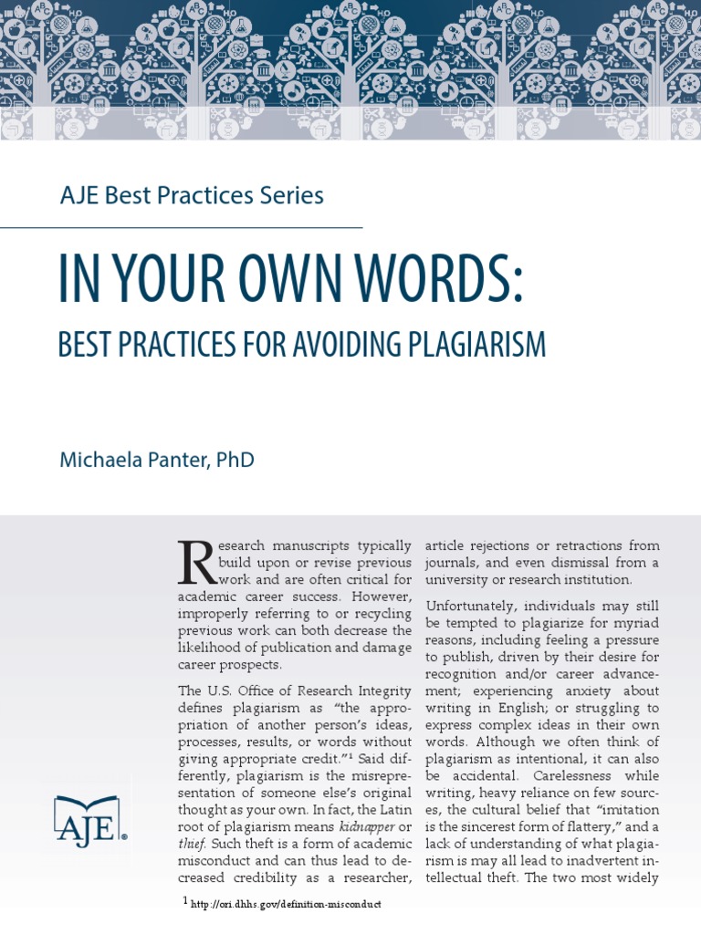 Best Practices For Avoiding Plagiarism | PDF | Plagiarism | Academic ...
