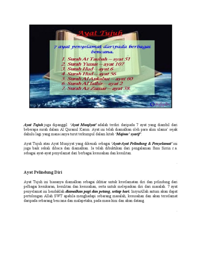 Ayat 7 Pelindung Pdf