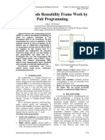 Effective Code Reusability Frame Work by Pair Programming