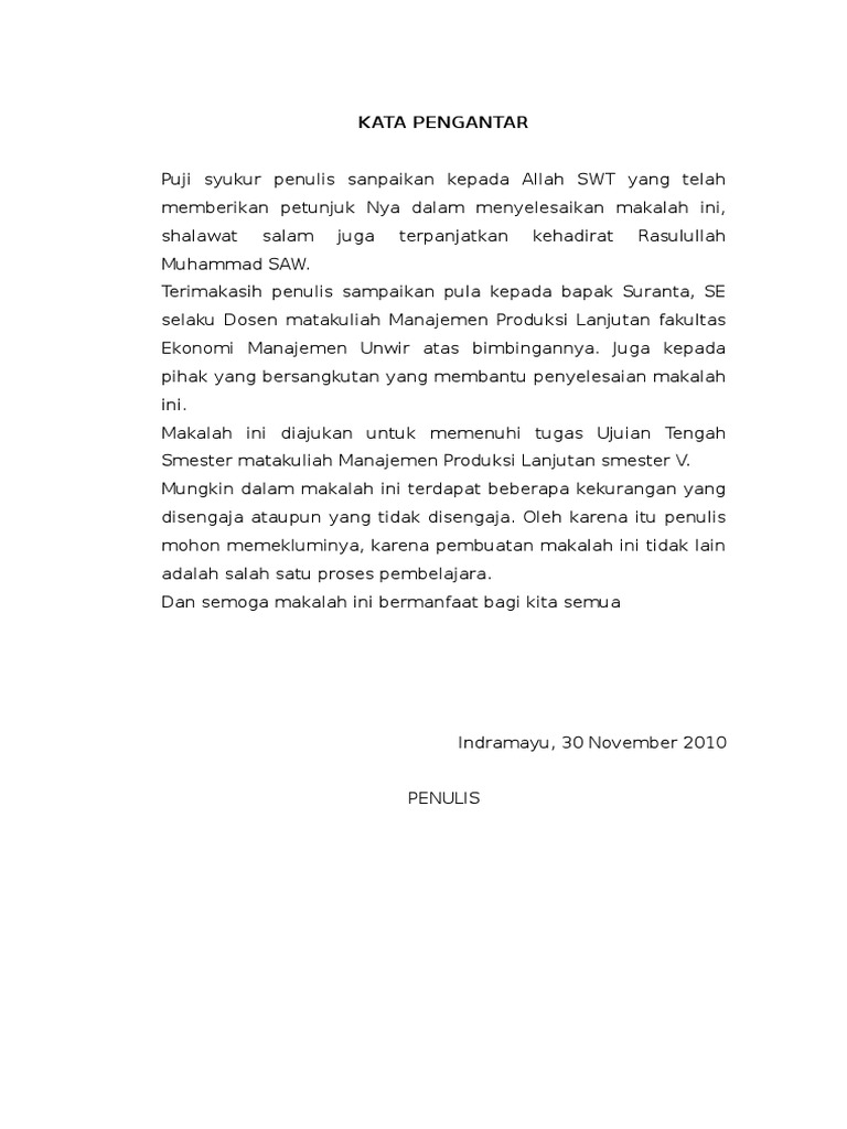 Contoh Makalah Bisnis Salon Kecantikan Dikdasmen