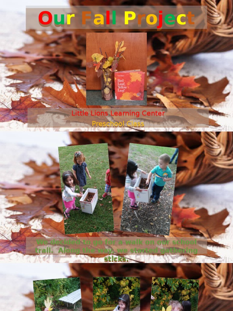 Fall Nature Craft Project for Preschoolers | PDF | Art