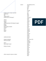 Major PAO Memory System Chart | PDF | Leisure