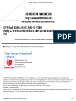 Syarat Kualitas Air Bersih _ Scribd