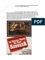 La Verdad Sobre El Caso Savolta Película de Antonio Drove Basada en La Novela de Eduardo Mendoza