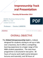 MBA Entrepreneurship Track 14-15 - Presentation E54 PDF
