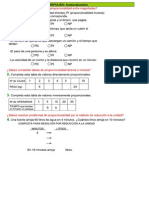 Autoevaluacion Proprorcionalidad 1º Eso