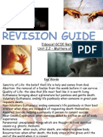 revision matters of life & death