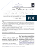 Toll-like Receptor 4 Asp299Gly and Thr399Ile Polymorphisms and Typhoid Susceptibility in Asian Malay Population in Malaysia