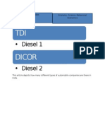 TDI Dicor: - Diesel 1