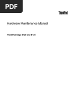 Hardware Maintenance Manual: Thinkpad Edge E120 and E125