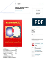 Curso MEMORIZAÇÃO - Aumente Em Até 10 Vezes a Capacidadede Memorizar