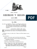 Flora and Fauna Reserve Act (Kangaroo Island) 1919