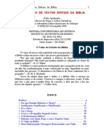 Apolinário, Pedro. Explicação de Textos Difíceis Da Bíblia