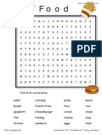 Food Wordsearch