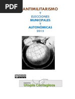 Antimilitarismo y Elecciones Municipales y Autonómicas 2015