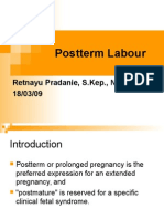 Postterm Labour: Retnayu Pradanie, S.Kep., Ns 18/03/09