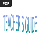 Teacher's Guide (Poem)