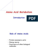 AA Metabolism I