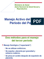 Manejo Activo Del Alumbramiento