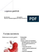 Digestia Gastrica intestinala si Absorbtia